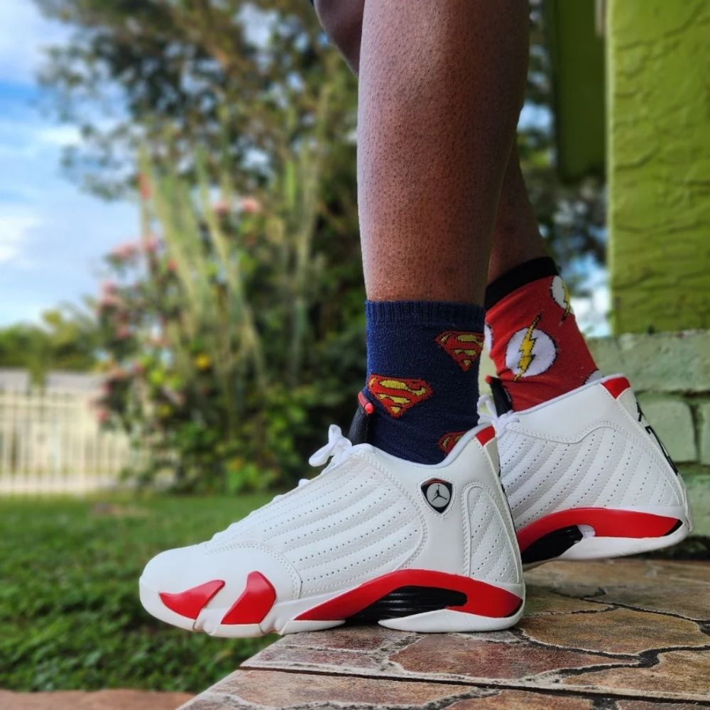 Air Jordan 14 Retro Candy Cane Red White