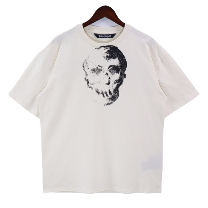 Palm Angels Crystal Skull Graphic T-Shirt