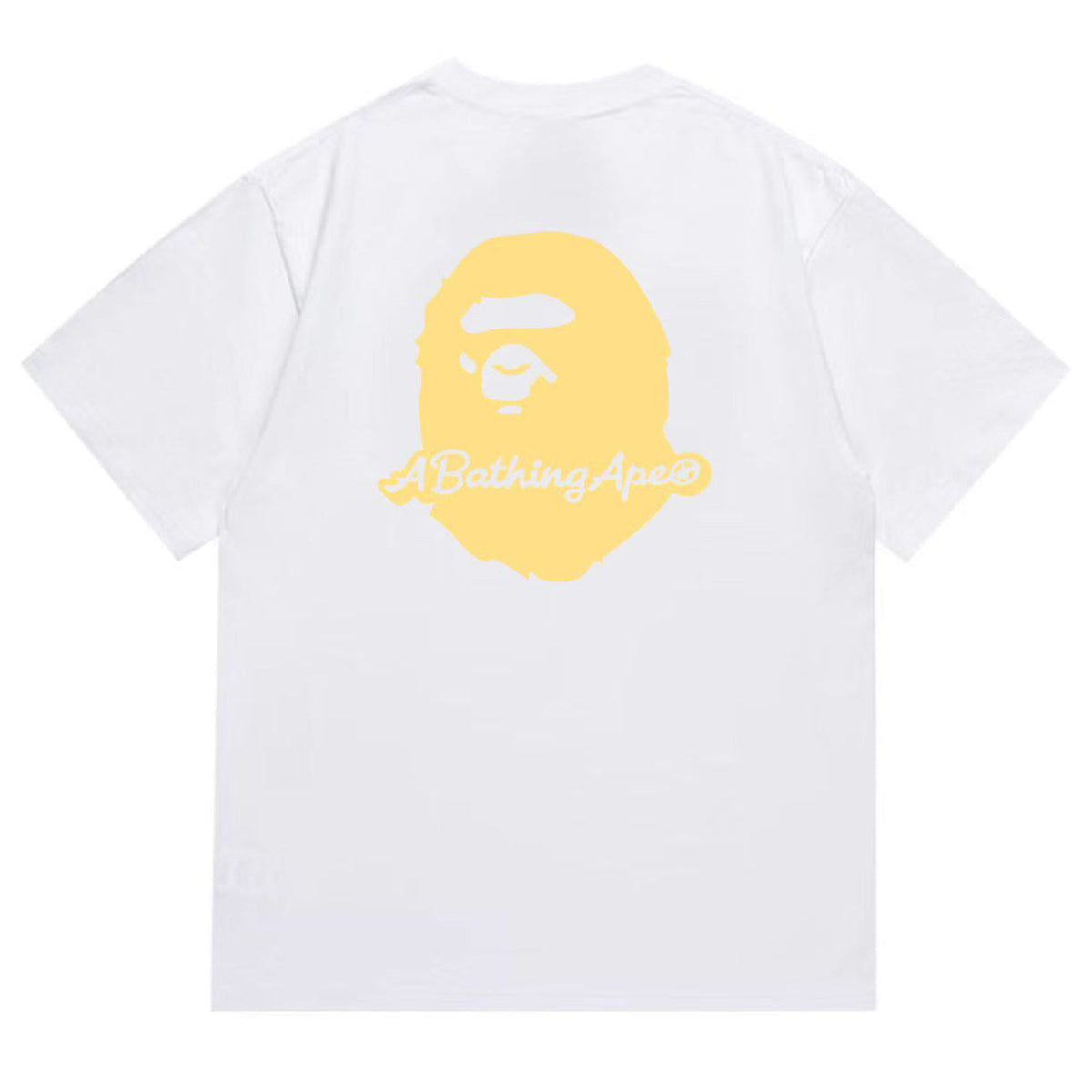 BAPE Ape Head Graphic Tee - Black & White