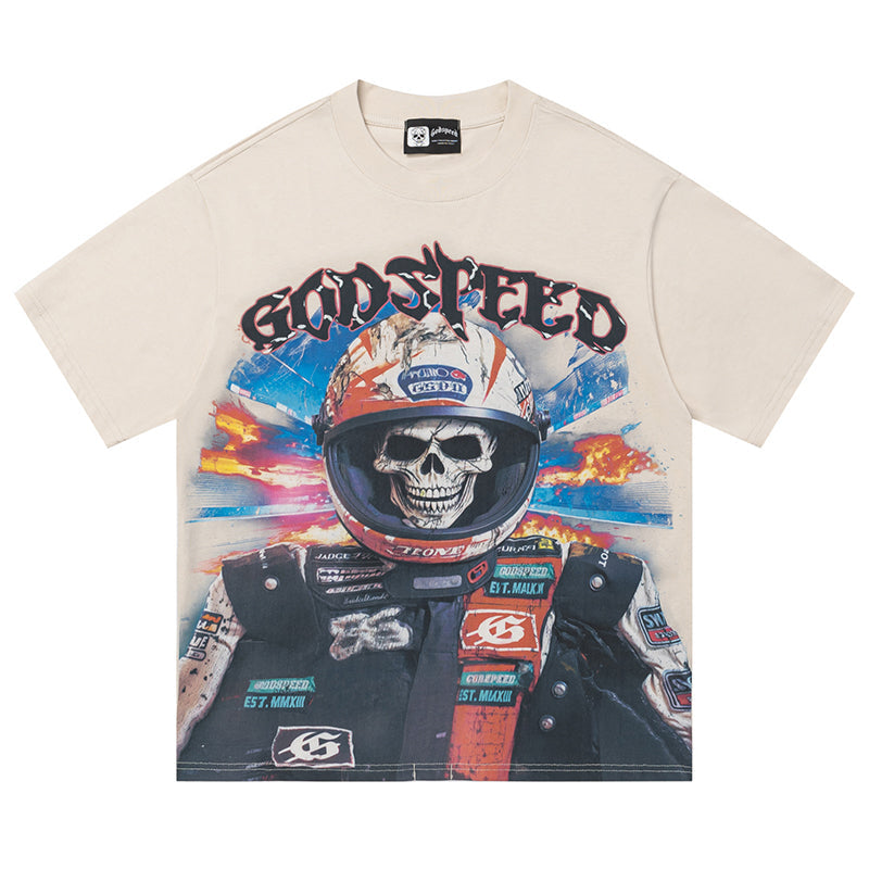 GODSPEED Racer Goldie Graphic T-Shirt – 100% Cotton