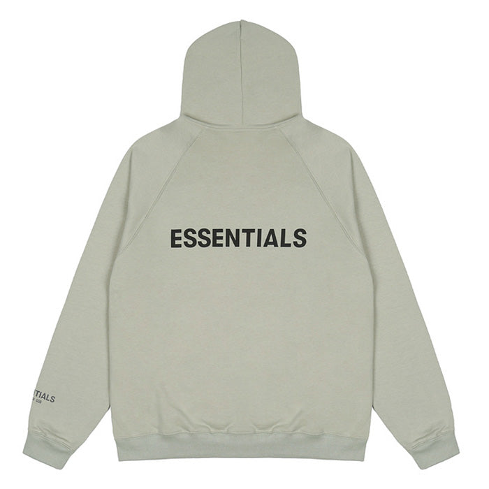Fear Of God Essentials Zip-Up Hoodie – Black / White / Brown / Matcha Green / Apricot