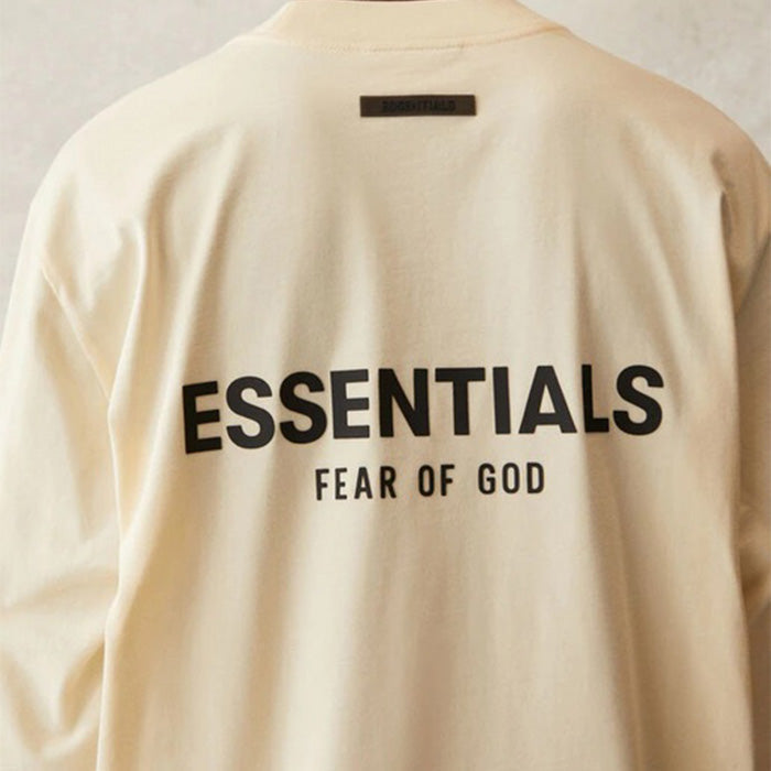 Fear of God Essentials Long Sleeve Tee – Brown / Black / Khaki / Apricot