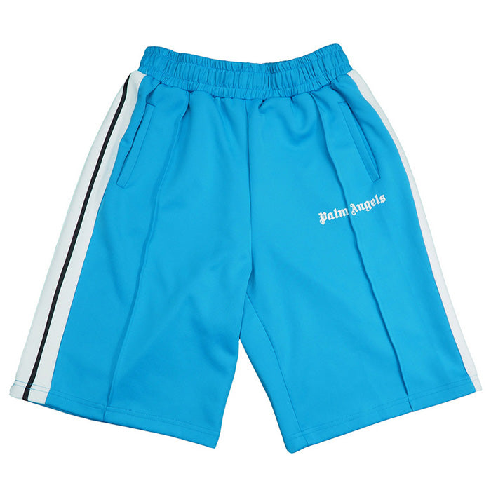 Palm Angels Sports Shorts – Lake Blue | Cotton