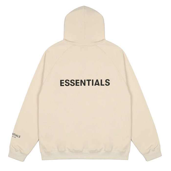 Fear Of God Essentials Zip-Up Hoodie – Black / White / Brown / Matcha Green / Apricot
