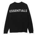 Fear of God Essentials Long Sleeve Tee – Black / White