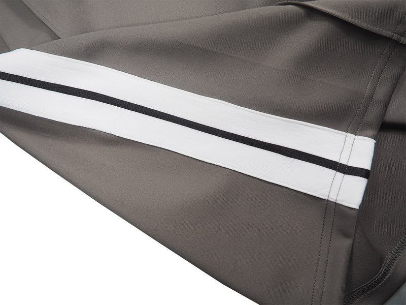 Palm Angels Cement Gray Running Shorts