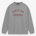 Fear of God Long Sleeve T-Shirt – Grey / Dark Green