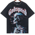 GODSPEED Glitchy Graphic T-Shirt – 100% Cotton