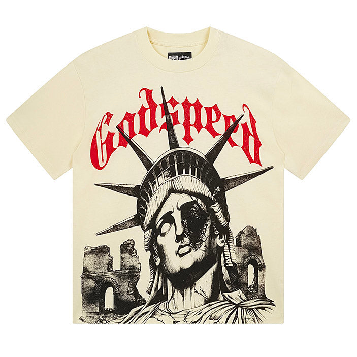GODSPEED Statue of Liberty Graphic T-Shirt