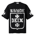 RHUDE Deix Shield Tee – Black / White