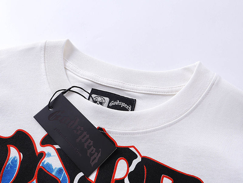 GODSPEED Racer Goldie Graphic T-Shirt – 100% Cotton