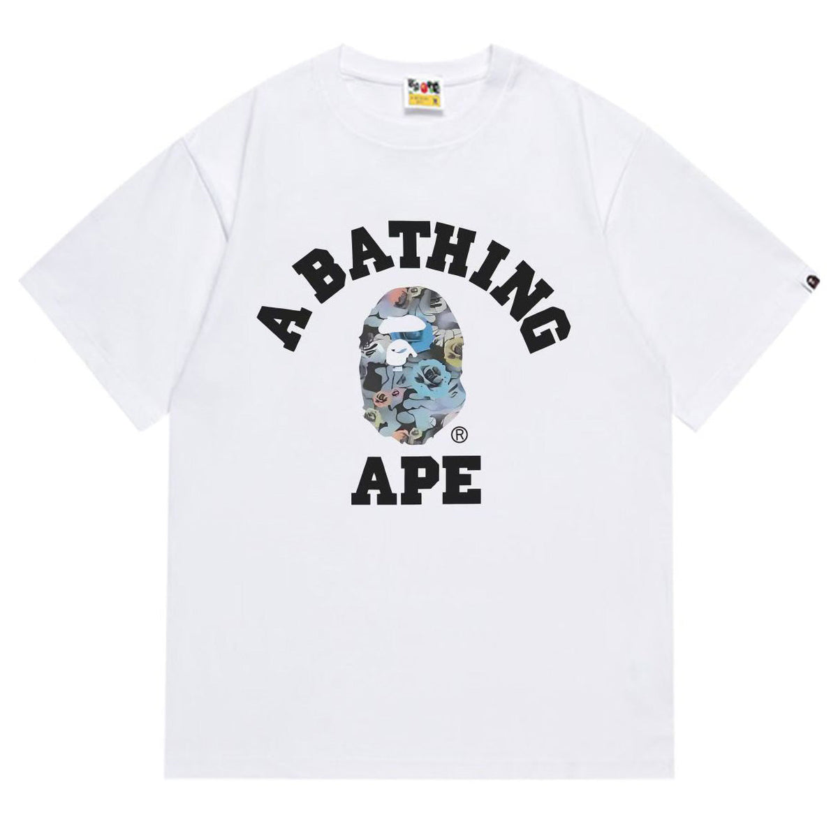 BAPE Ape Head Graphic Tee – Relaxed Fit 100% Cotton
