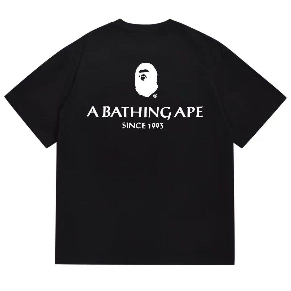 BAPE Ape Head Graphic Tee – Crew Neck Relaxed Fit