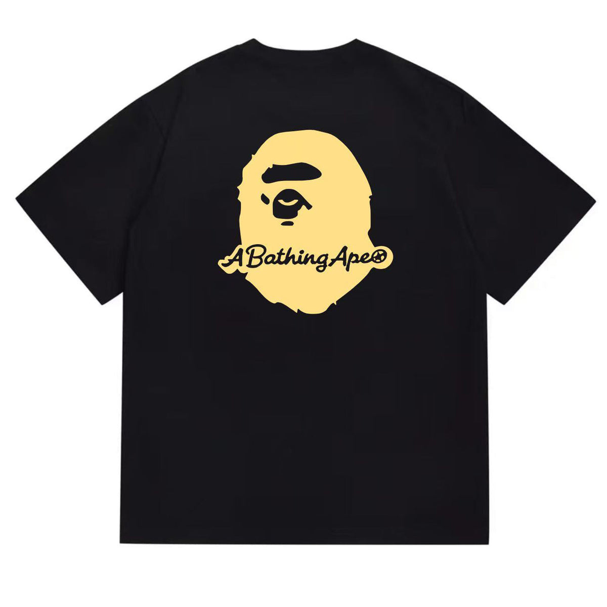 BAPE Ape Head Graphic Tee - Black & White