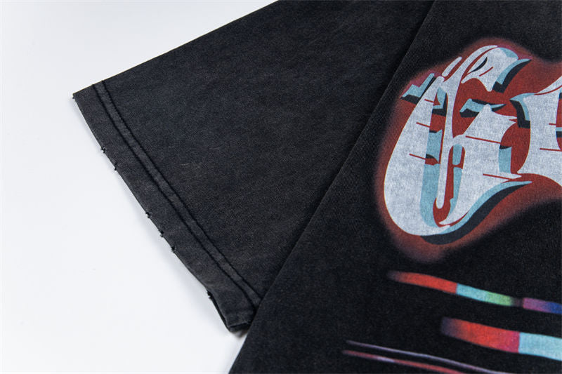 GODSPEED Glitchy Graphic T-Shirt – 100% Cotton
