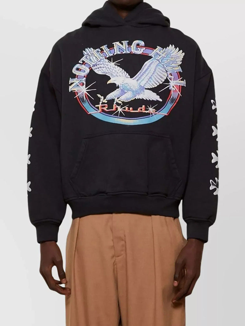 RHUDE Notting Hill Eagle Hoodie – Black